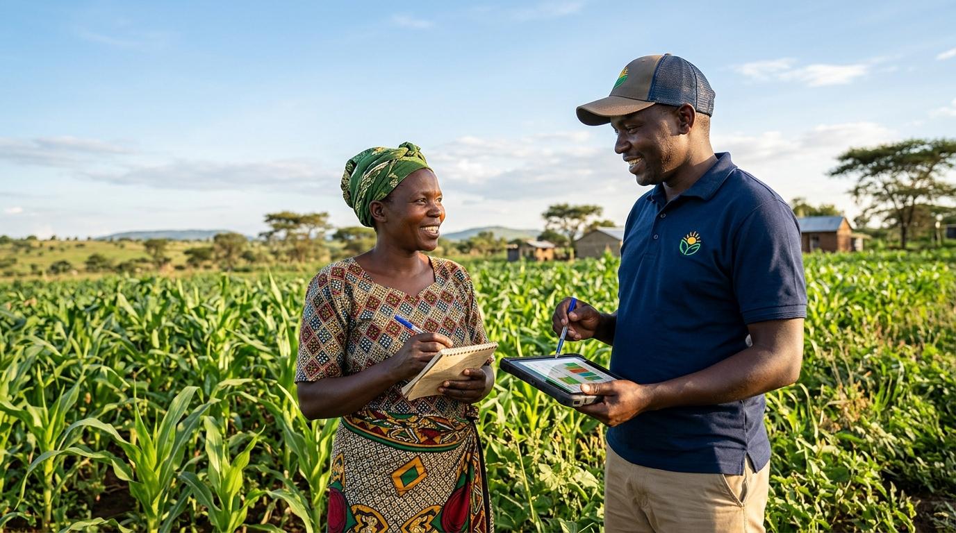 Agricultural business consulting meeting